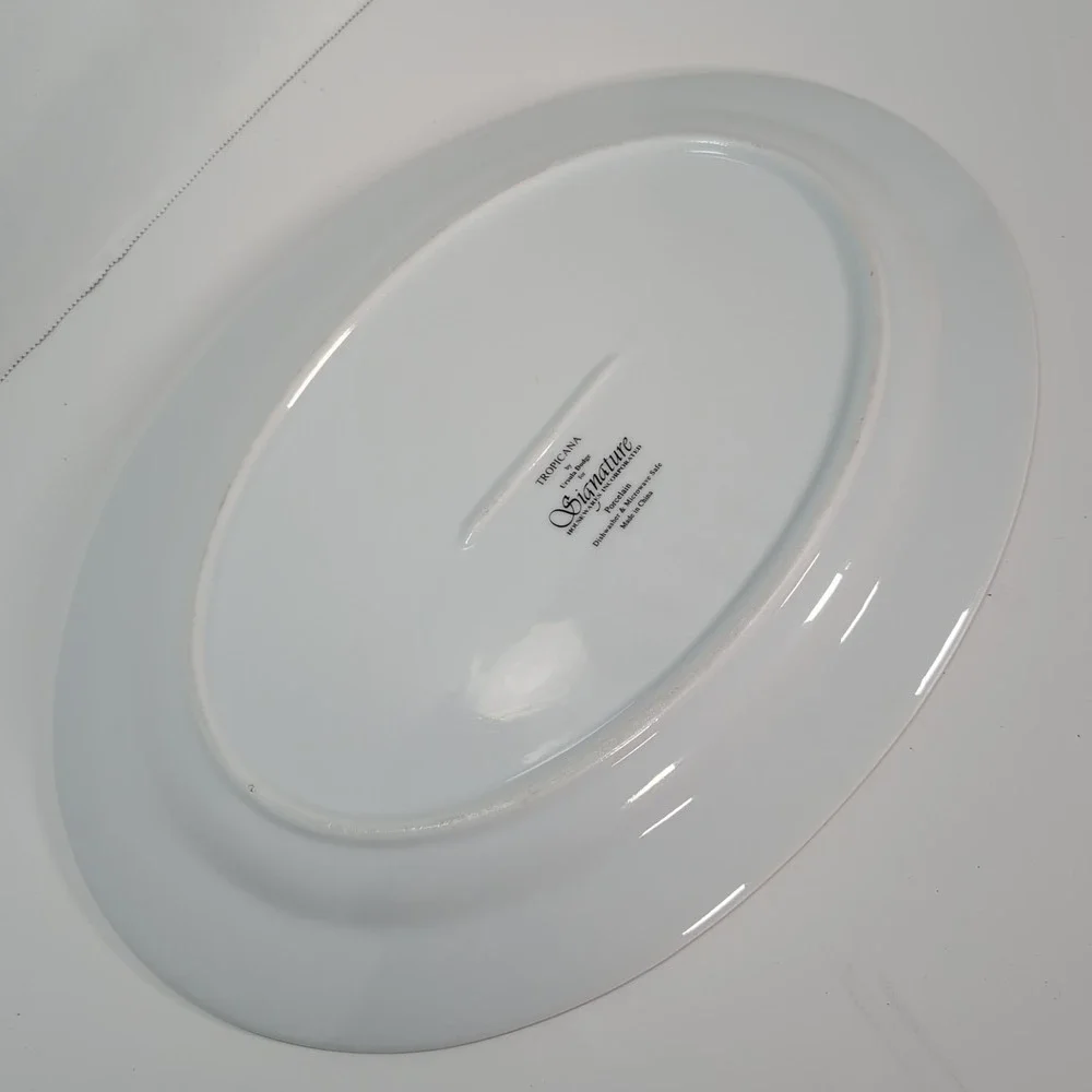 Porcelain Margarita Serving‎ Platter by Ursula Dodge for Signature Housewares